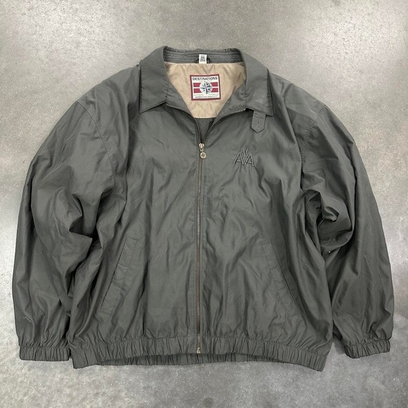 Other - *SOLD* 90s khaki outdoor lightweight windbreaker jacket Size Lg